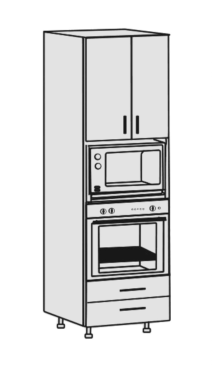 T600: ELO / Microwave Cabinet – 2100mm